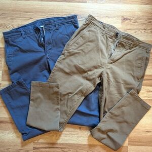 Mens Zara Comfort slim fit pants 2 pack